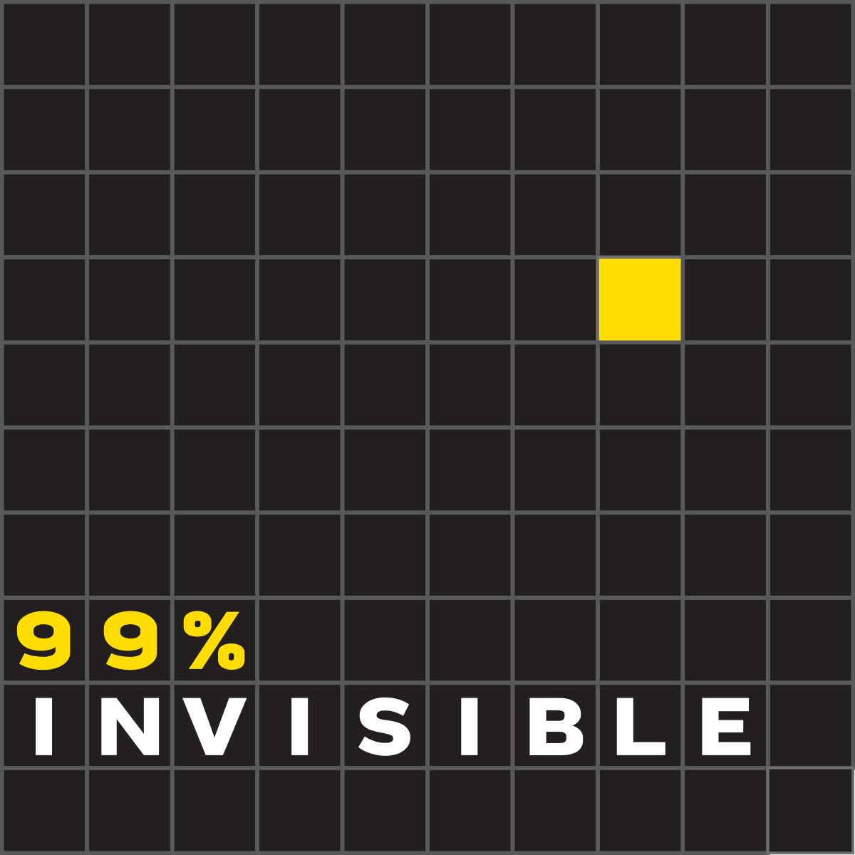 The 99% Invisible podcast cover artwork